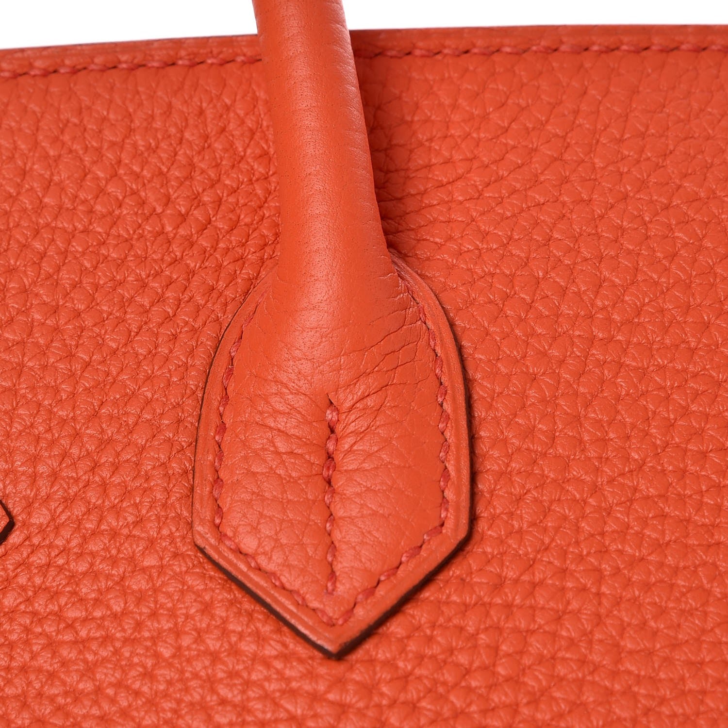 Hermes Togo Birkin 30 Orange Poppy 11 of 32