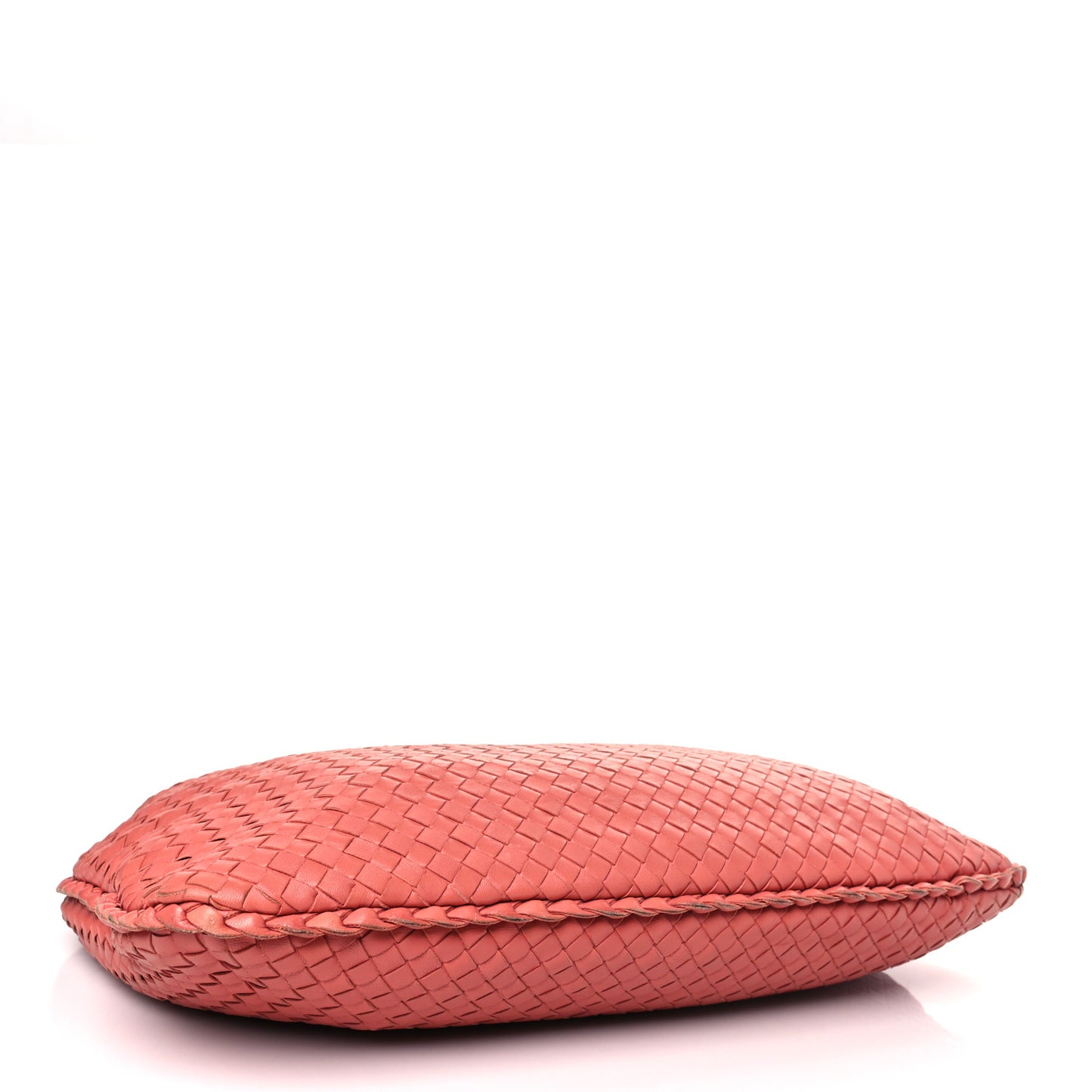 Nappa Intrecciato Large Veneta Hobo Peach