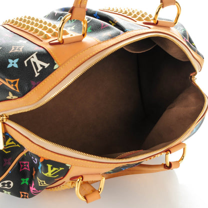 Louis Vuitton Monogram Multicolor Courtney GM Black 5 of 7