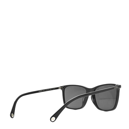 Chanel Acetate Polarized Square Sunglasses 5447-A Black 4 of 6
