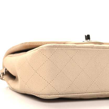 Chanel Caviar Quilted Mini Rectangular Flap Light Beige 9 of 13