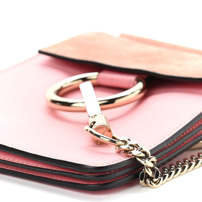 Chloe Suede Calfskin Mini Faye Bracelet Bag Washed Pink 10 of 13