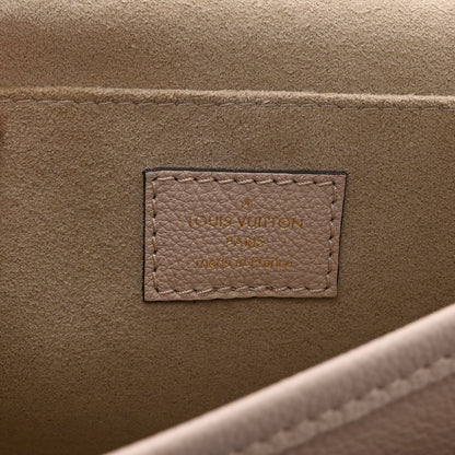 Louis Vuitton Grained Calfskin Lockme Chain Bag Greige 6 of 9