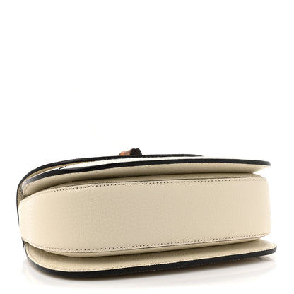 Gucci Monogram Jumbo GG Textured Dollar Calfskin Web Small Bamboo 1947 Top Handle Bag Off White 5 of 15
