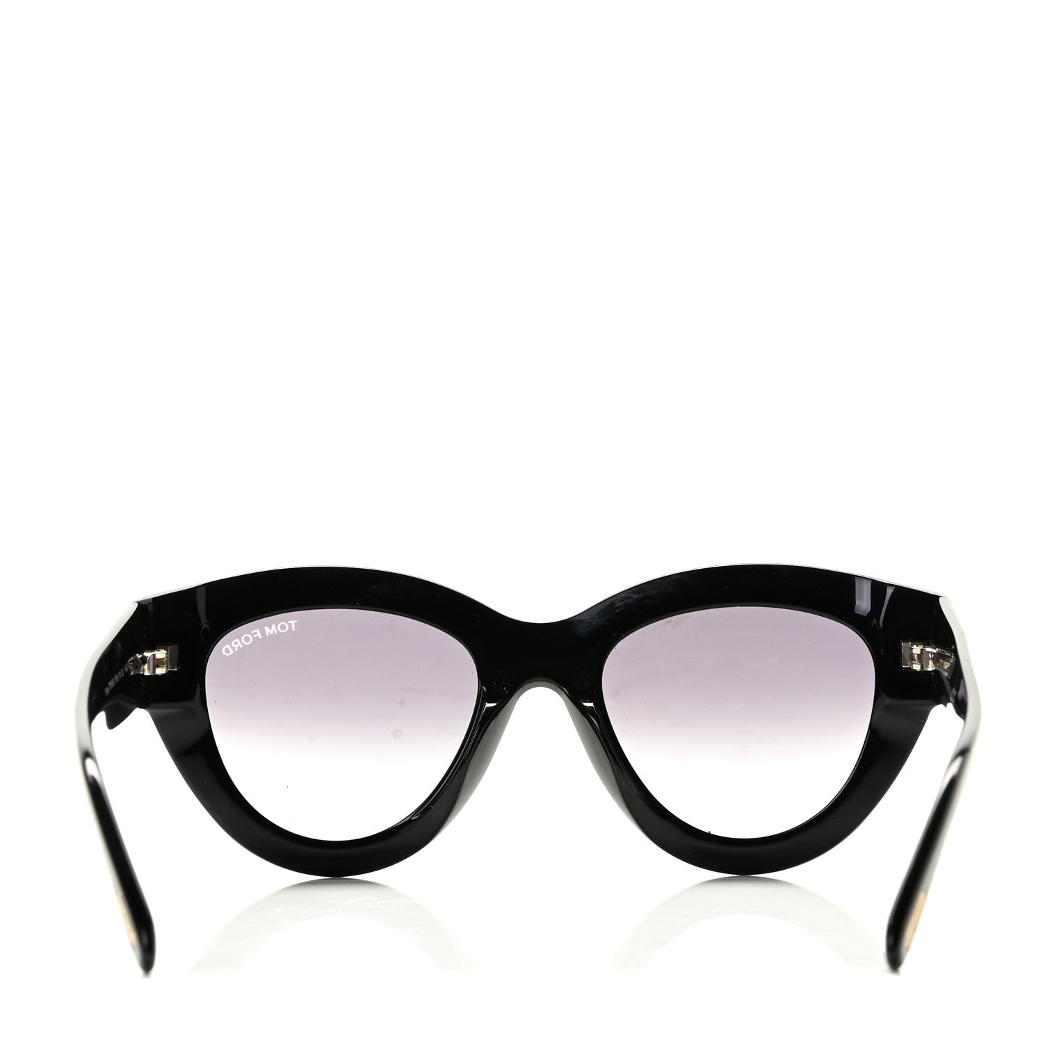 Tom Ford Slater Cat Eye Sunglasses TF658 Black 3 of 8