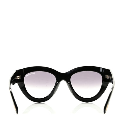 Tom Ford Slater Cat Eye Sunglasses TF658 Black 3 of 8