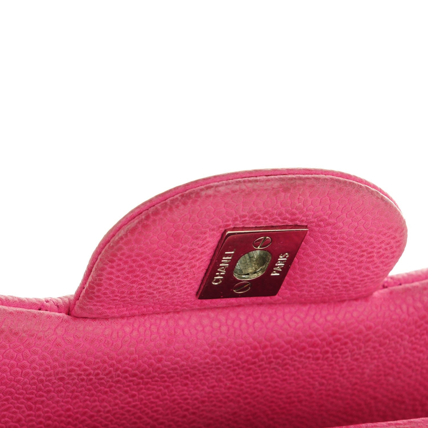 Chanel Iridescent Caviar Quilted Jumbo Double Flap Pink 12 of 21