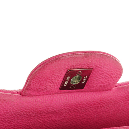 Chanel Iridescent Caviar Quilted Jumbo Double Flap Pink 12 of 21