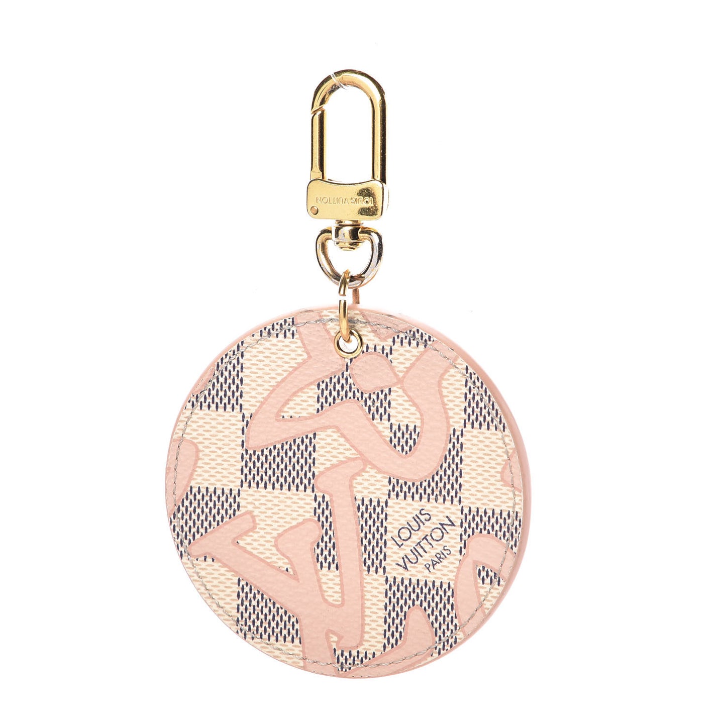 Damier Azur Tahitienne Bag Charm Key Ring