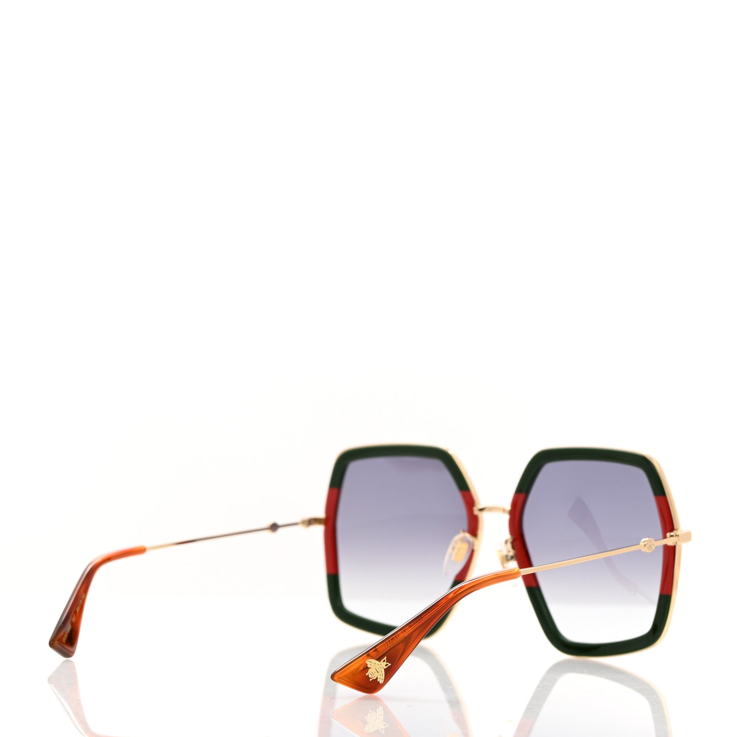 Square Frame Web GG0106S Sunglasses Tortoise