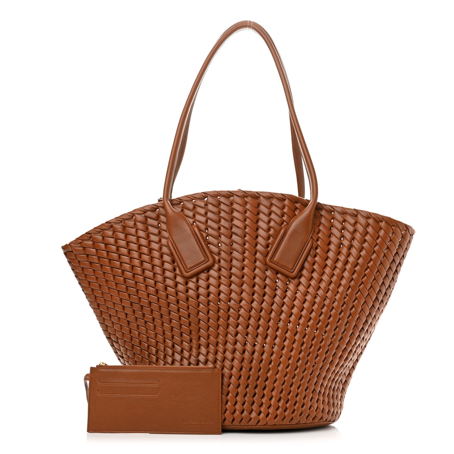 Nappa Intrecciato Rete Tote Wood