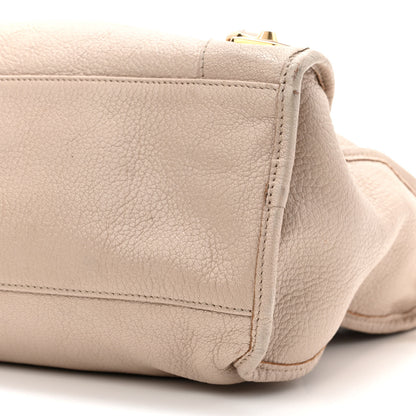 Balenciaga Chevre Gold Hardware Metallic Edge City Beige Praline 10 of 11