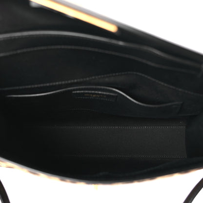 Saint Laurent Calf hair Calfskin Manhattan Baguette Black 5 of 9