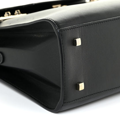 Delvaux Calfskin MM Tempete Satchel Black 10 of 22