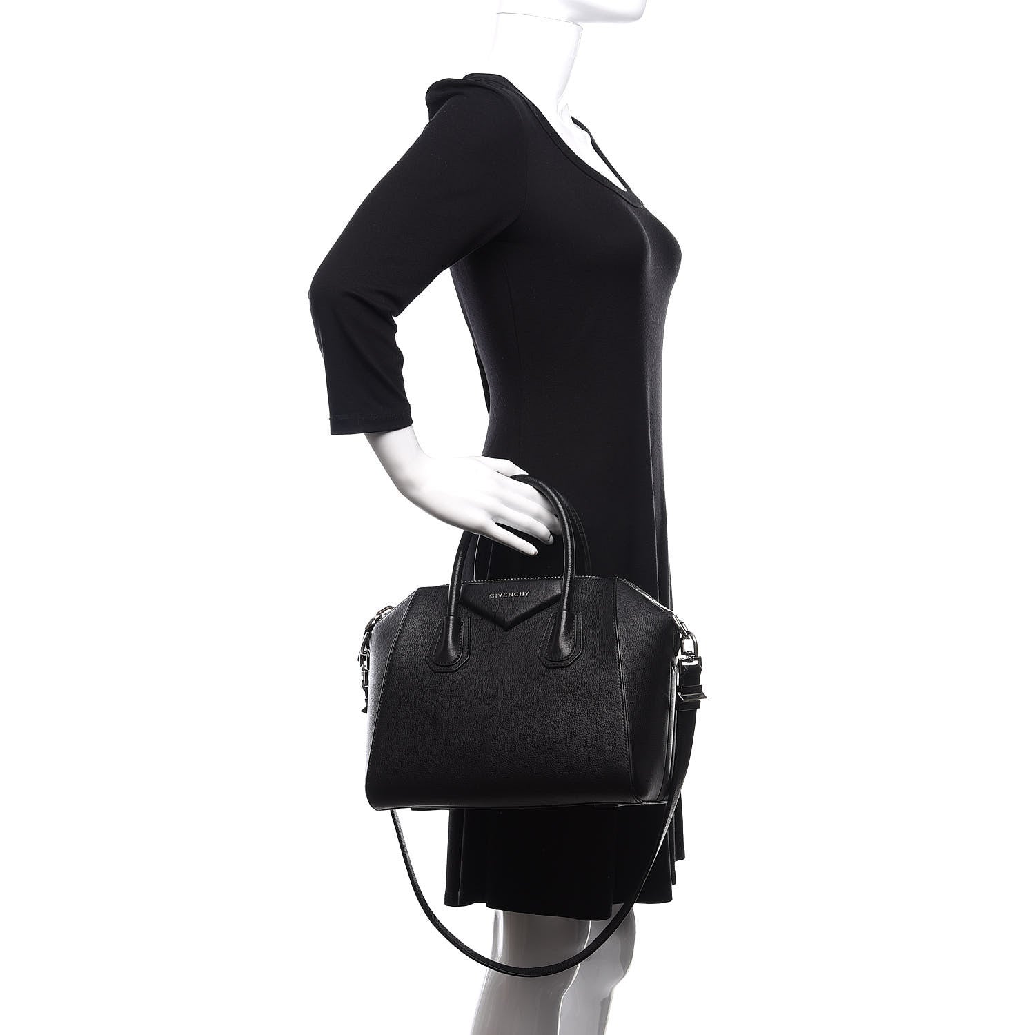 Givenchy Sugar Goatskin Small Antigona Black 3 of 10