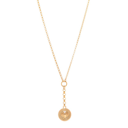 Foundrae 18K Yellow Gold Diamond Protection Baby Mixed Belcher Extension Chain Necklace 1 of 6