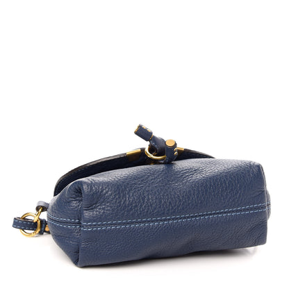 Chloe Calfskin Marcie Pochette Crossbody Bag Scuba Blue 4 of 9