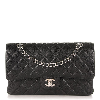 Chanel Caviar Quilted Medium Double Flap Black 1 of 7