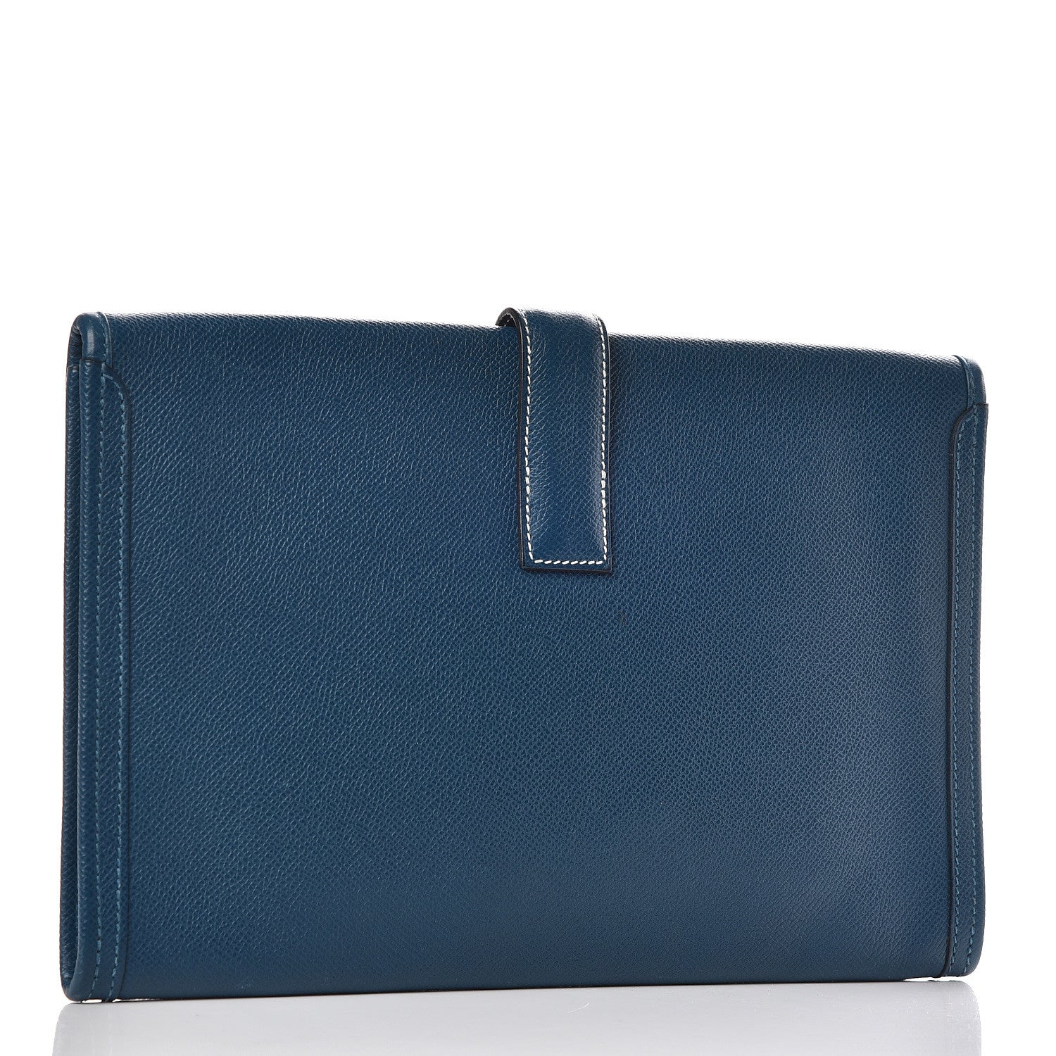 Hermes Epsom Jige PM Clutch Bleu Thalassa 3 of 10