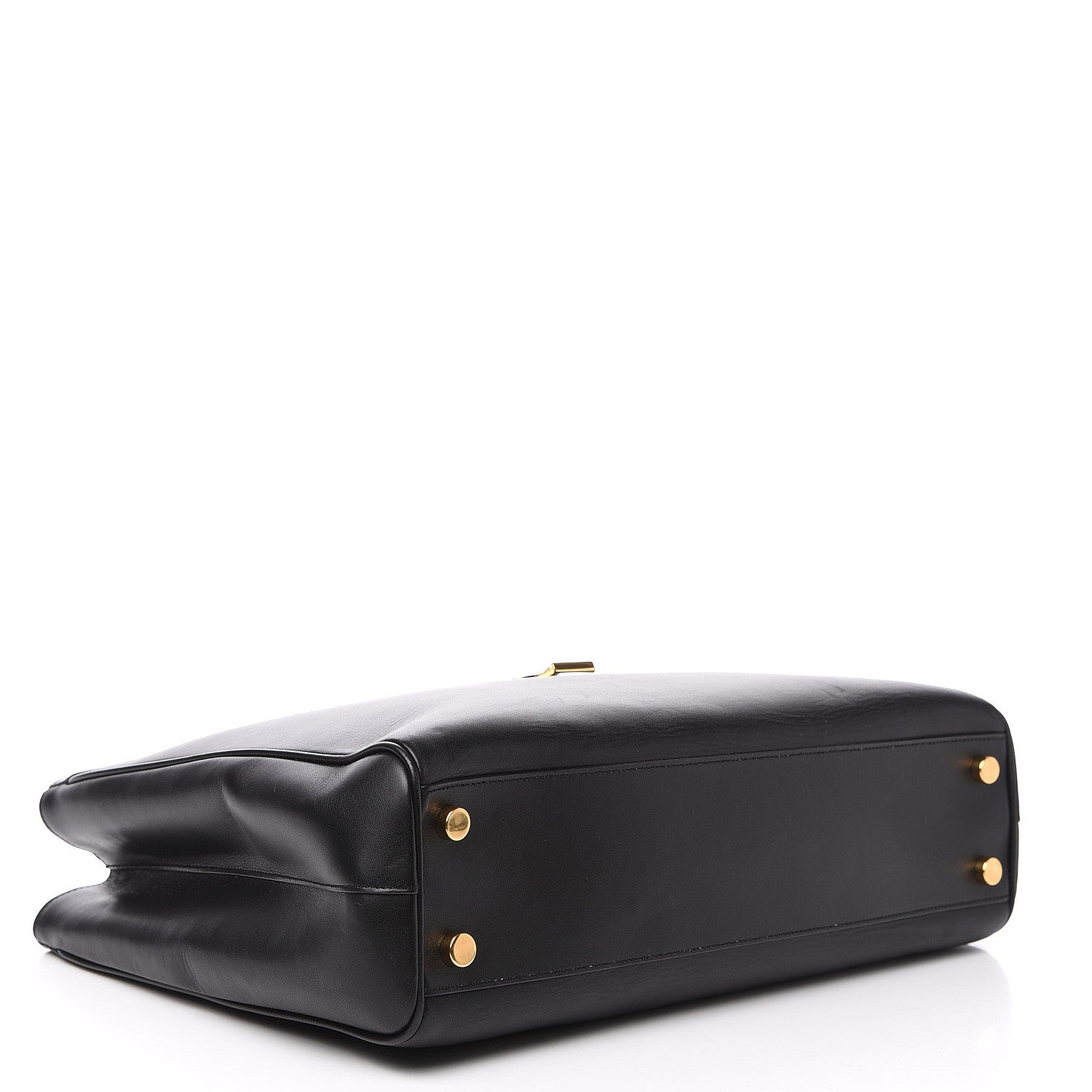 Saint Laurent Calfskin Classic Monogram Shopping Bag Black 3 of 13