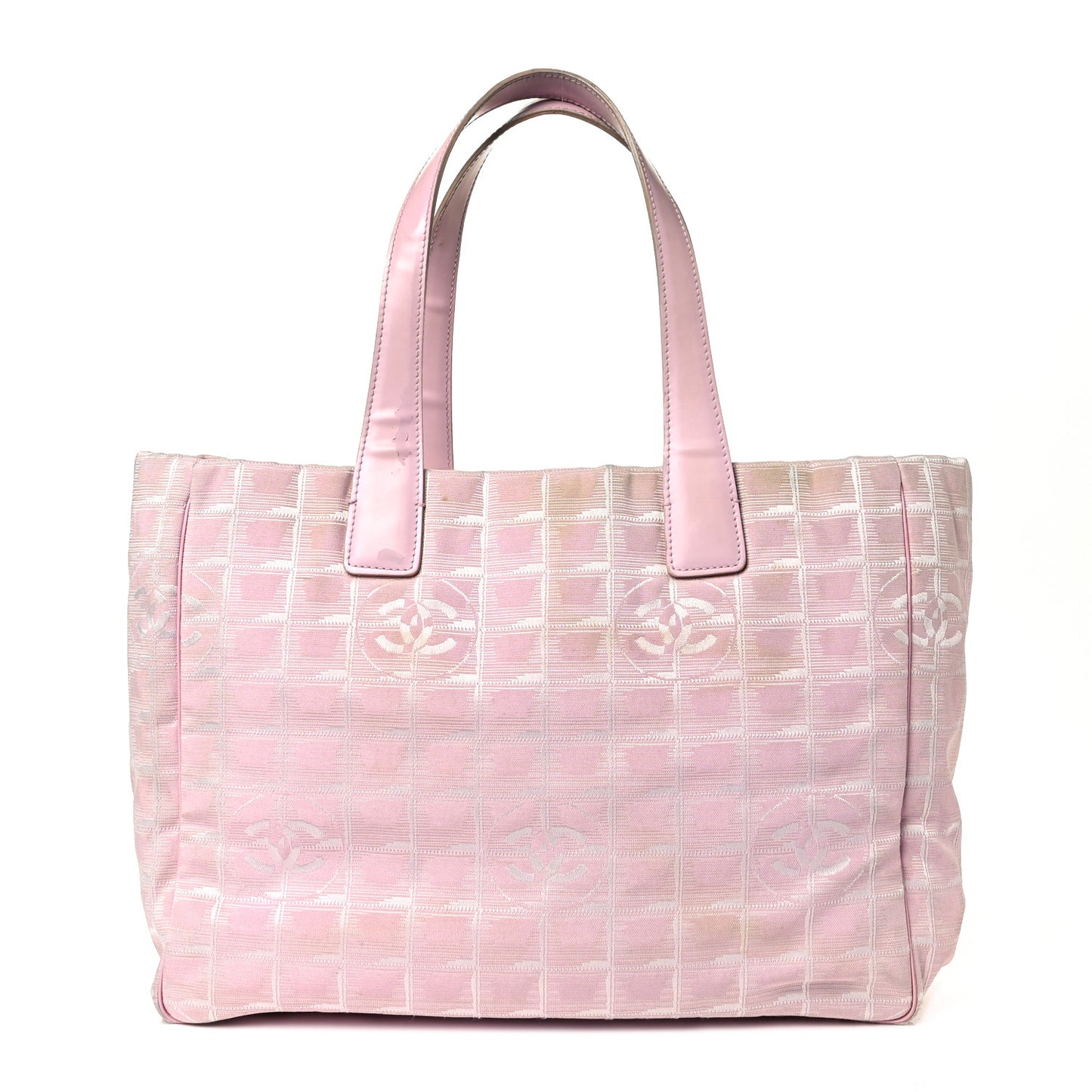 Nylon Medium Travel Tote Pink