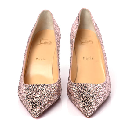 Christian Louboutin Suede Strass So Kate 85 Pumps 37 Rose De Chine 2 of 8