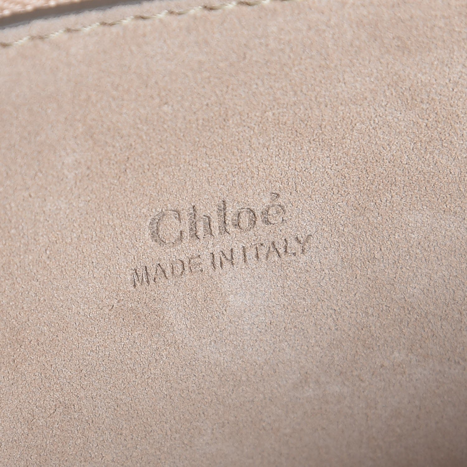 Chloe Calfskin Suede Medium Faye Shoulder Bag Motty Grey 6 of 7