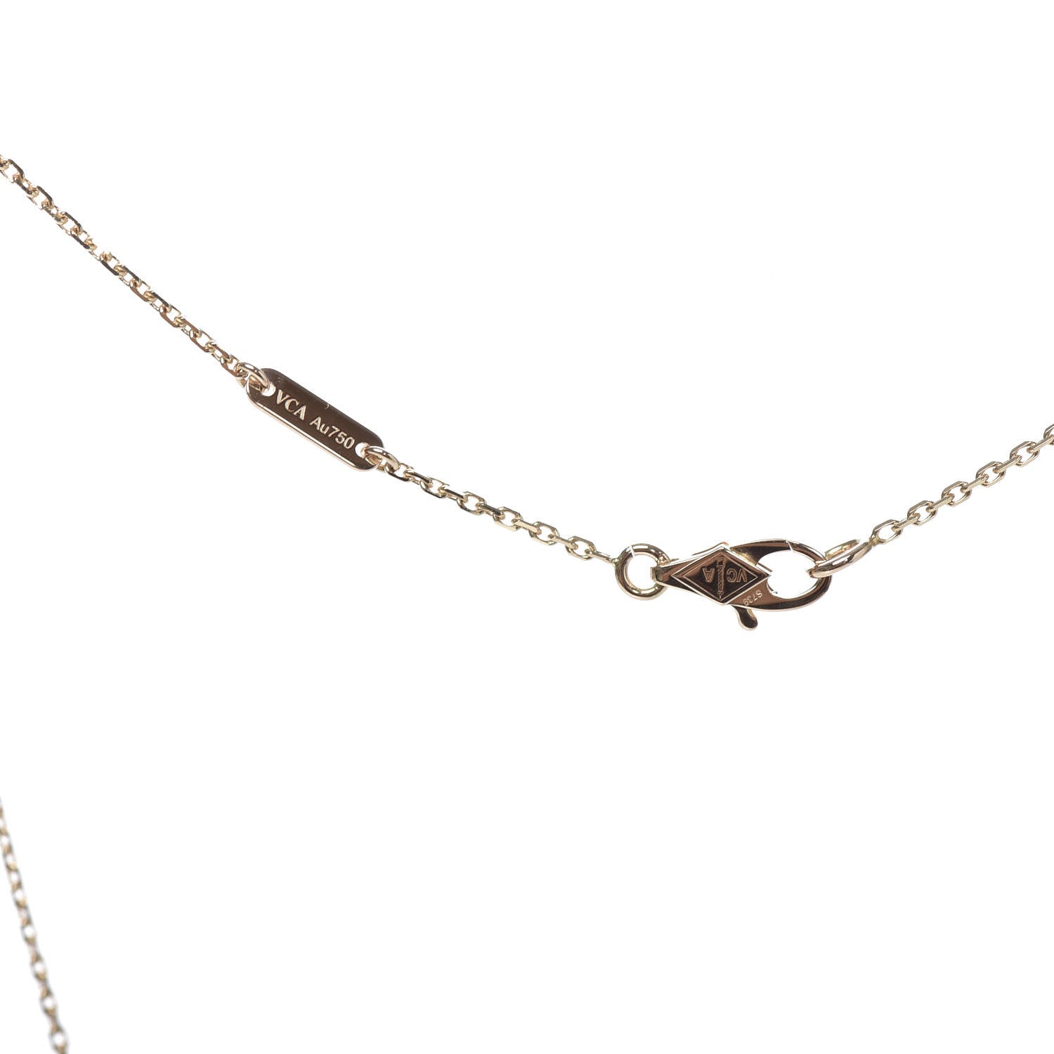 Van Cleef & Arpels 18K Rose Gold Sweet Alhambra Pendant Necklace 5 of 5