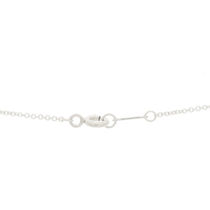 Tiffany Sterling Silver Paloma Picasso Olive Leaf Heart Pendant Necklace 4 of 5