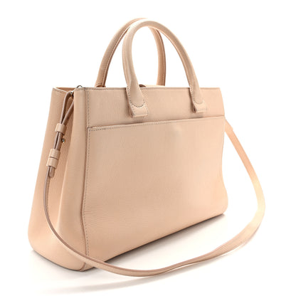 Chanel Grained Calfskin Small Neo Executive Shopper Tote Beige 3 of 11