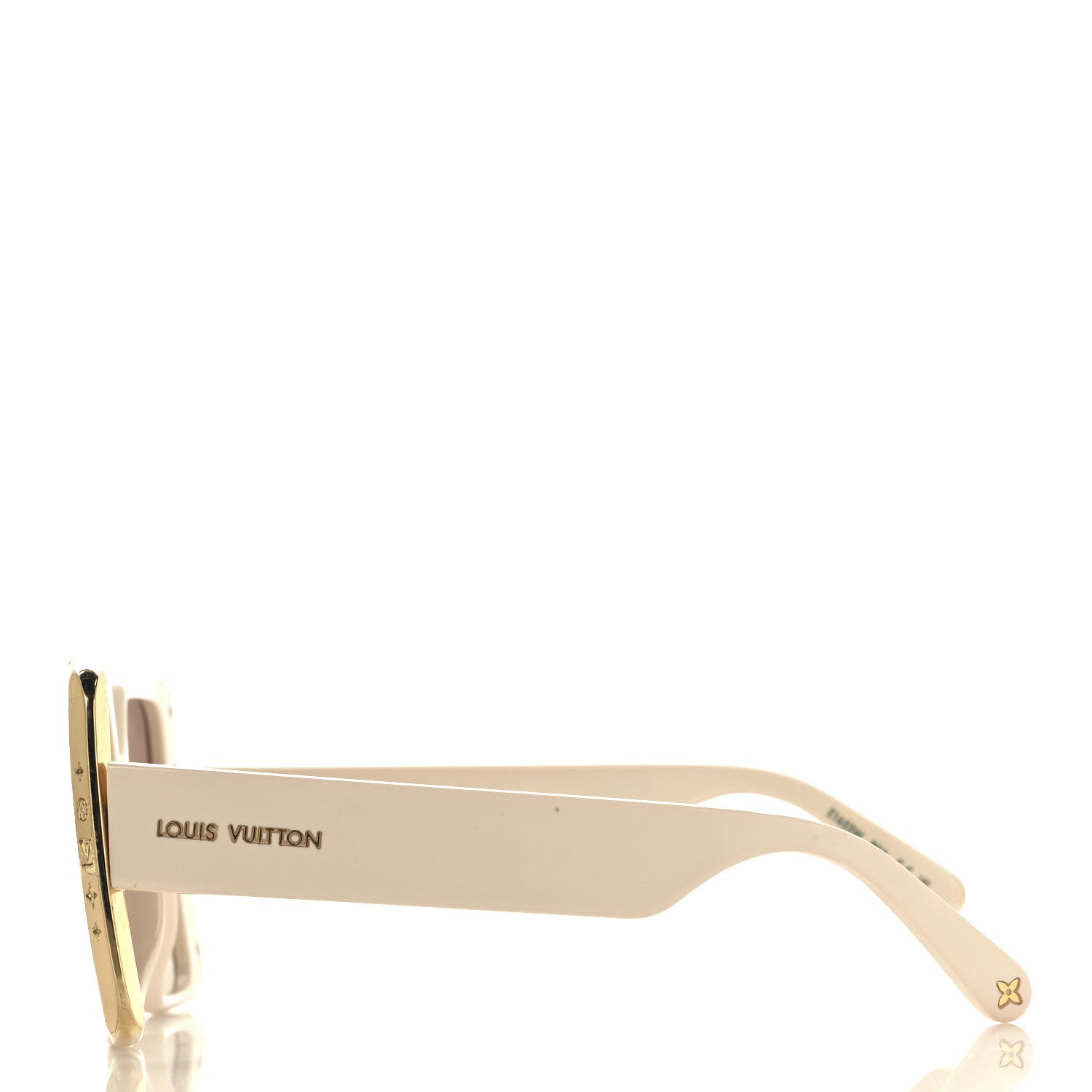 Louis Vuitton Acetate LV Moon Square Sunglasses Z1652W White