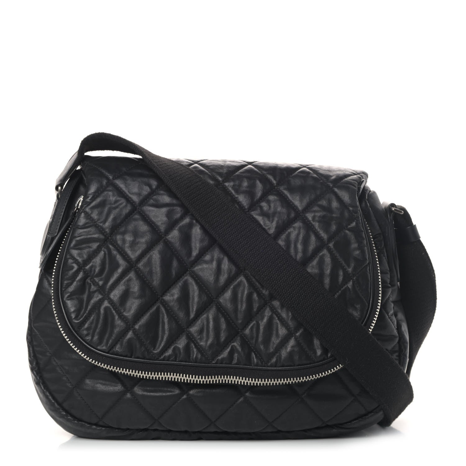 Chanel Nylon Quilted Coco Cocoon Messenger Black 1 of 4