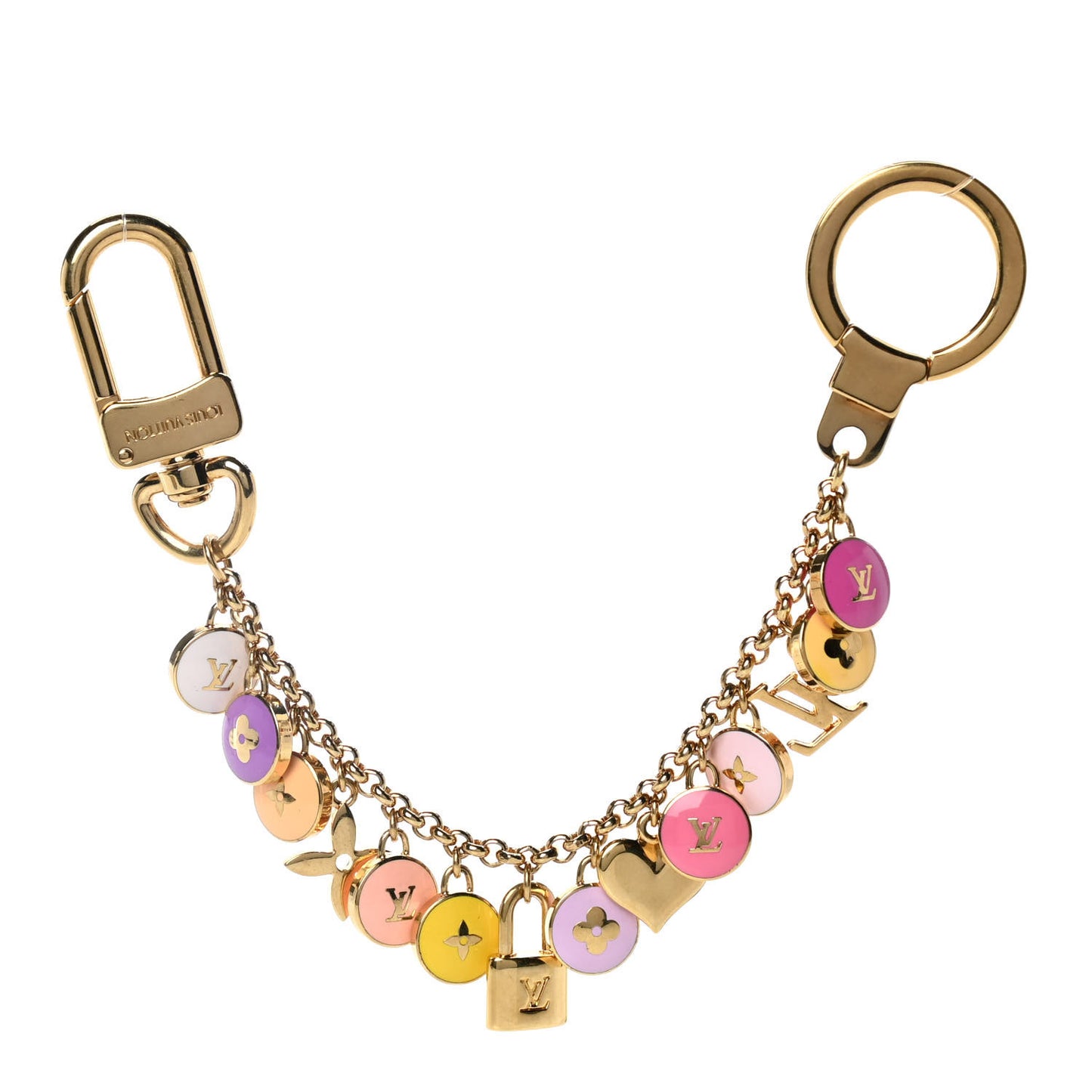 Pastilles Key Chain Bag Charm Multicolor