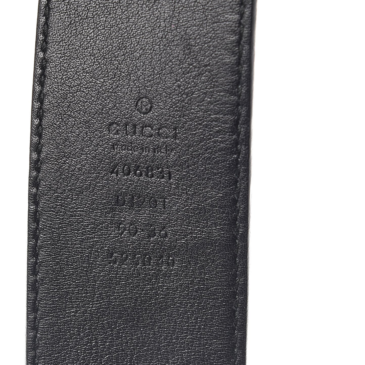 Textured Calfskin Double G 40mm Belt 90 36 Black