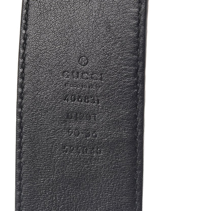 Gucci Textured Calfskin Double G 40mm Belt 90 36 Black 4 of 7