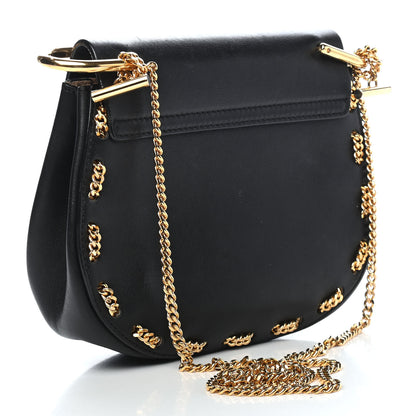 Chloe Calfskin Mini Drew Chain Shoulder Bag Black 2 of 9
