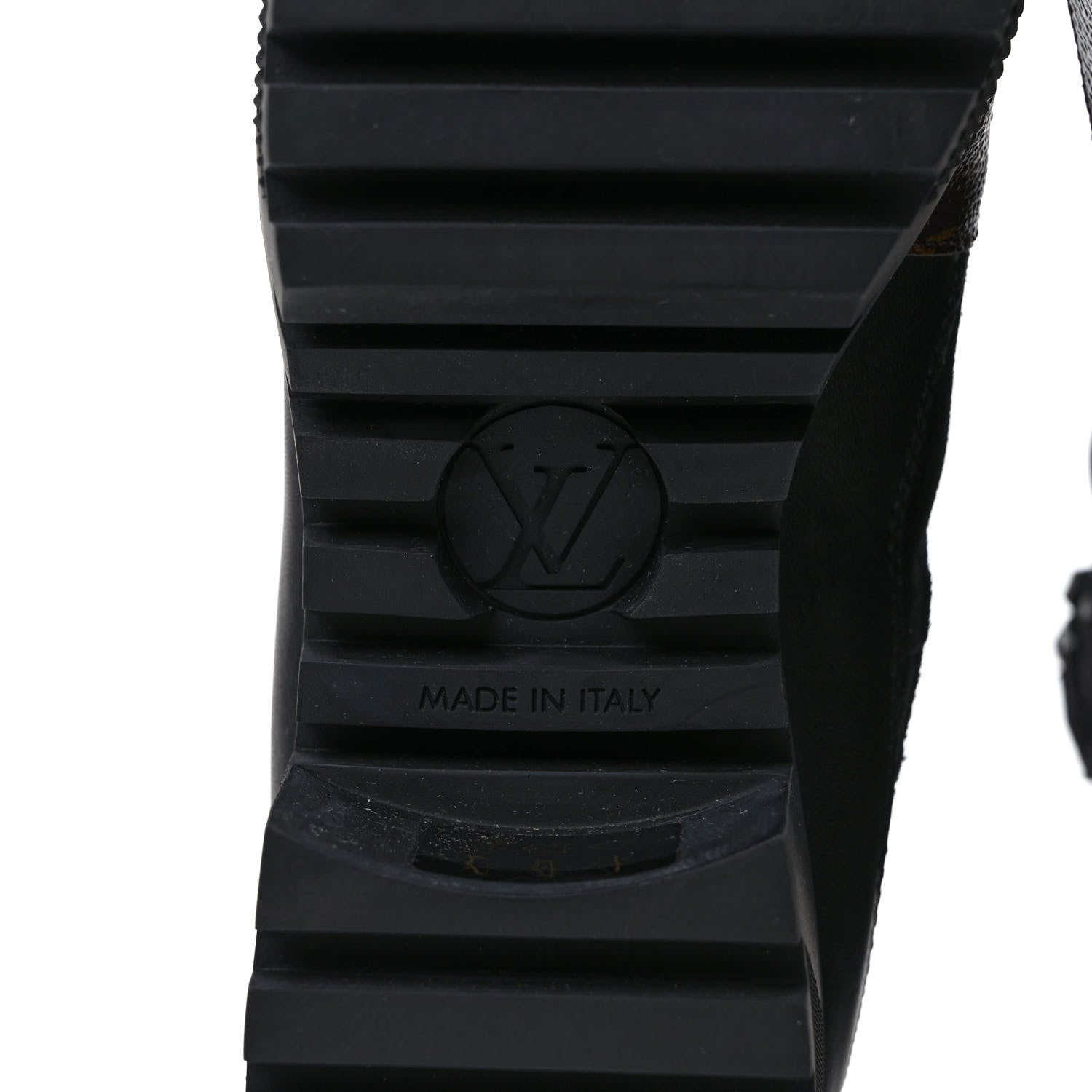 Louis Vuitton Nylon Embroidered Monogram Suede Laureate Platform Desert Boots 38.5 Kaki 6 of 8