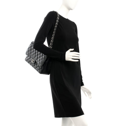 Chanel Caviar Quilted Jumbo Double Flap Black 2 of 7