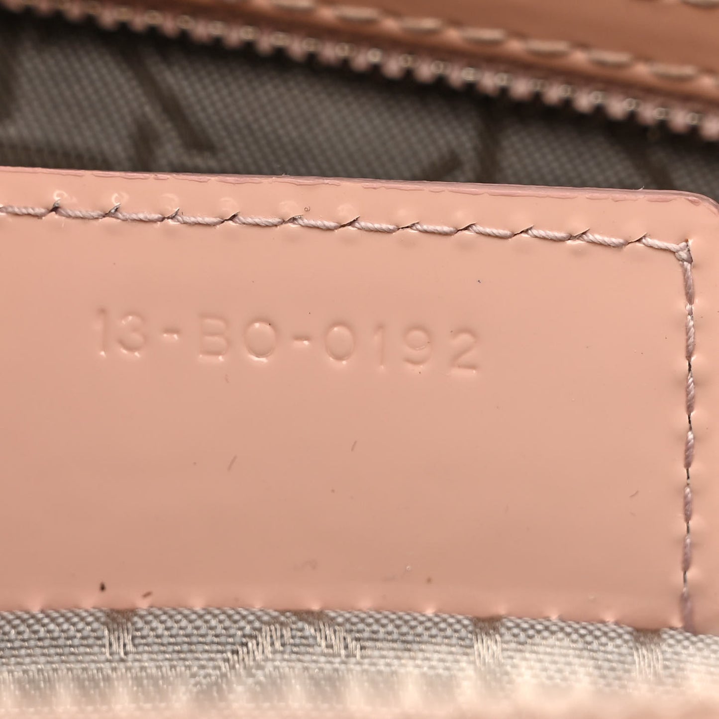 Patent Cannage Large Lady Dior Light Pink