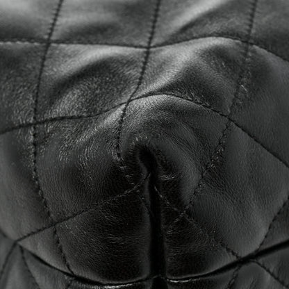 Saint Laurent Lambskin Quilted Maxi Icare Shopping Tote Black 14 of 14