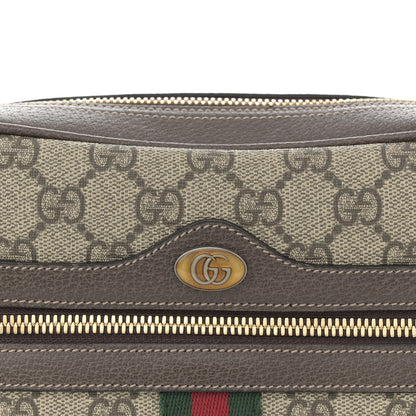 Gucci GG Supreme Monogram Web Small Ophidia Belt Bag 95 38 Dark Brown 8 of 10