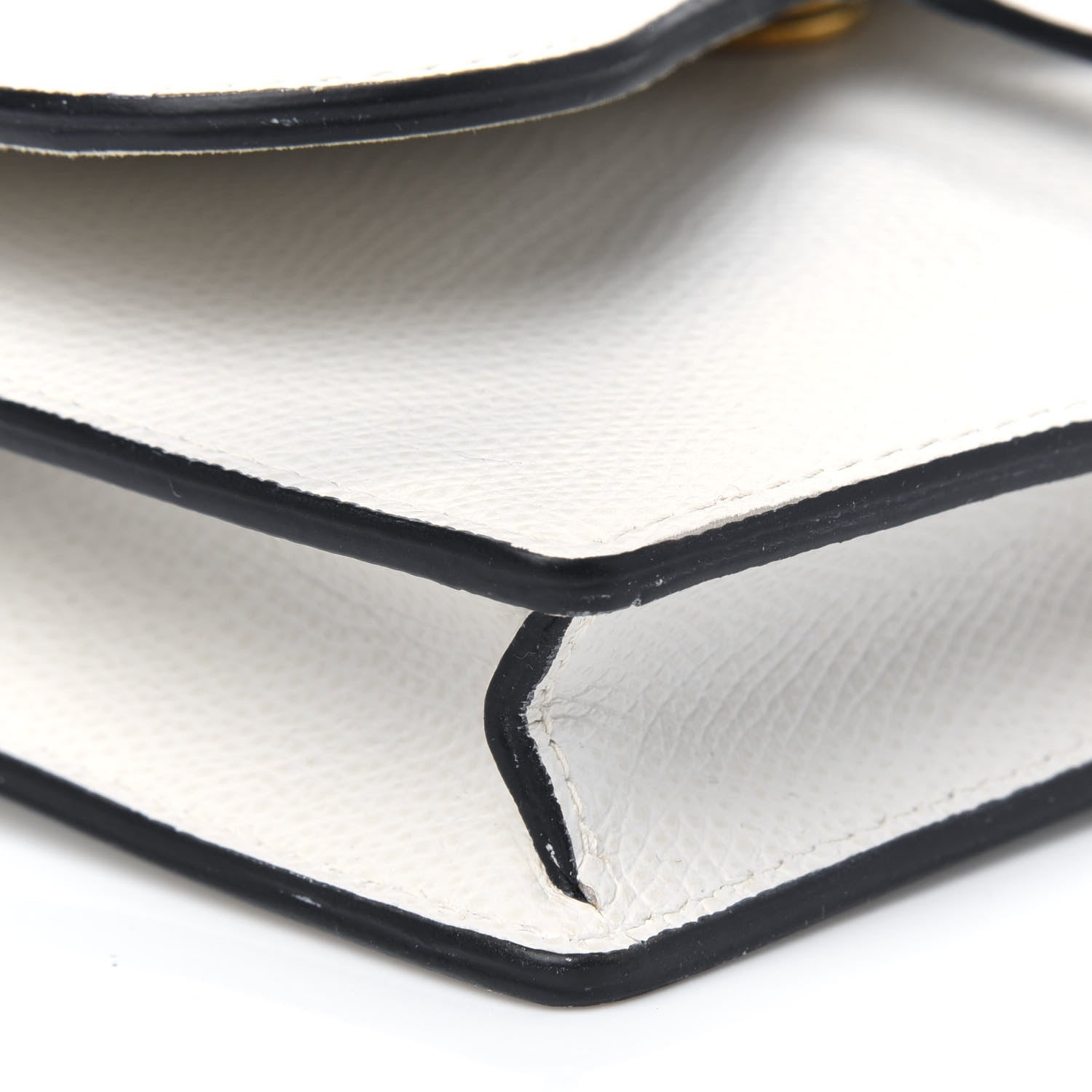 Christian Dior Grained Calfskin Saddle Belt Bag White 10 of 15