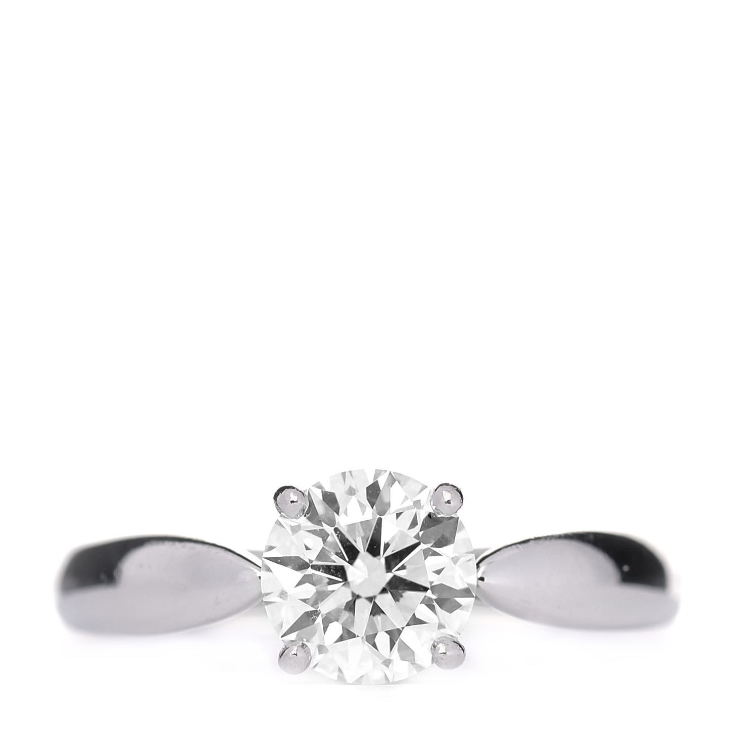 Platinum Diamond 1.06ct Harmony Solitaire Engagement Ring 51 5.75
