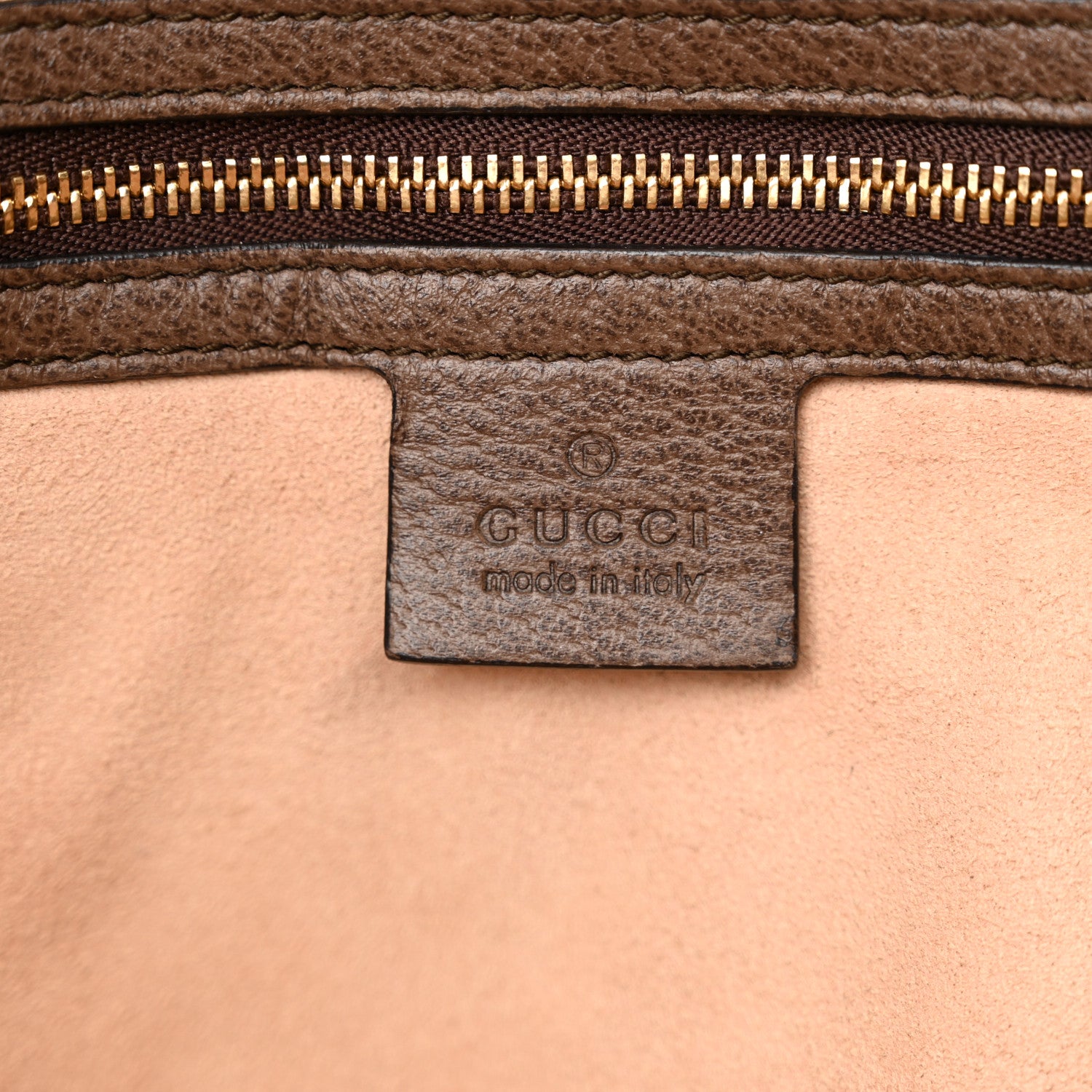 Gucci GG Supreme Monogram Medium Ophidia Shopping Tote Brown 6 of 13