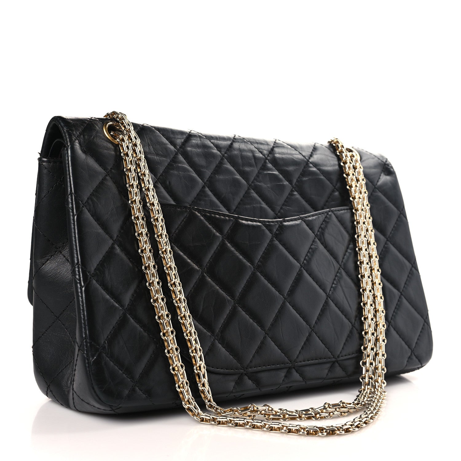 Chanel Aged Calfskin Quilted 2.55 Reissue 227 Flap Black 3 of 12