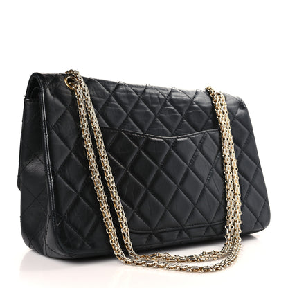 Chanel Aged Calfskin Quilted 2.55 Reissue 227 Flap Black 3 of 12