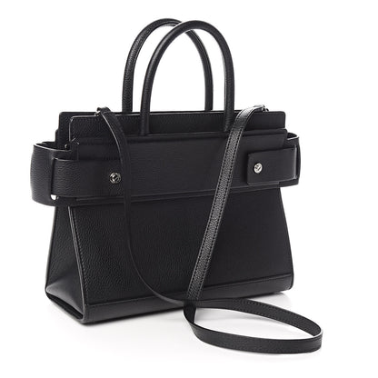 Givenchy Grained Calfskin Small Horizon Satchel Black 3 of 10
