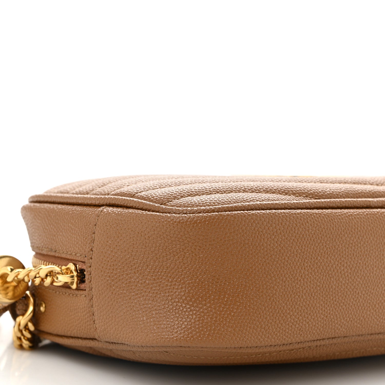 Saint Laurent Grain De Poudre Matelasse Monogram Mini Lou Camera Bag Dark Natural 9 of 10