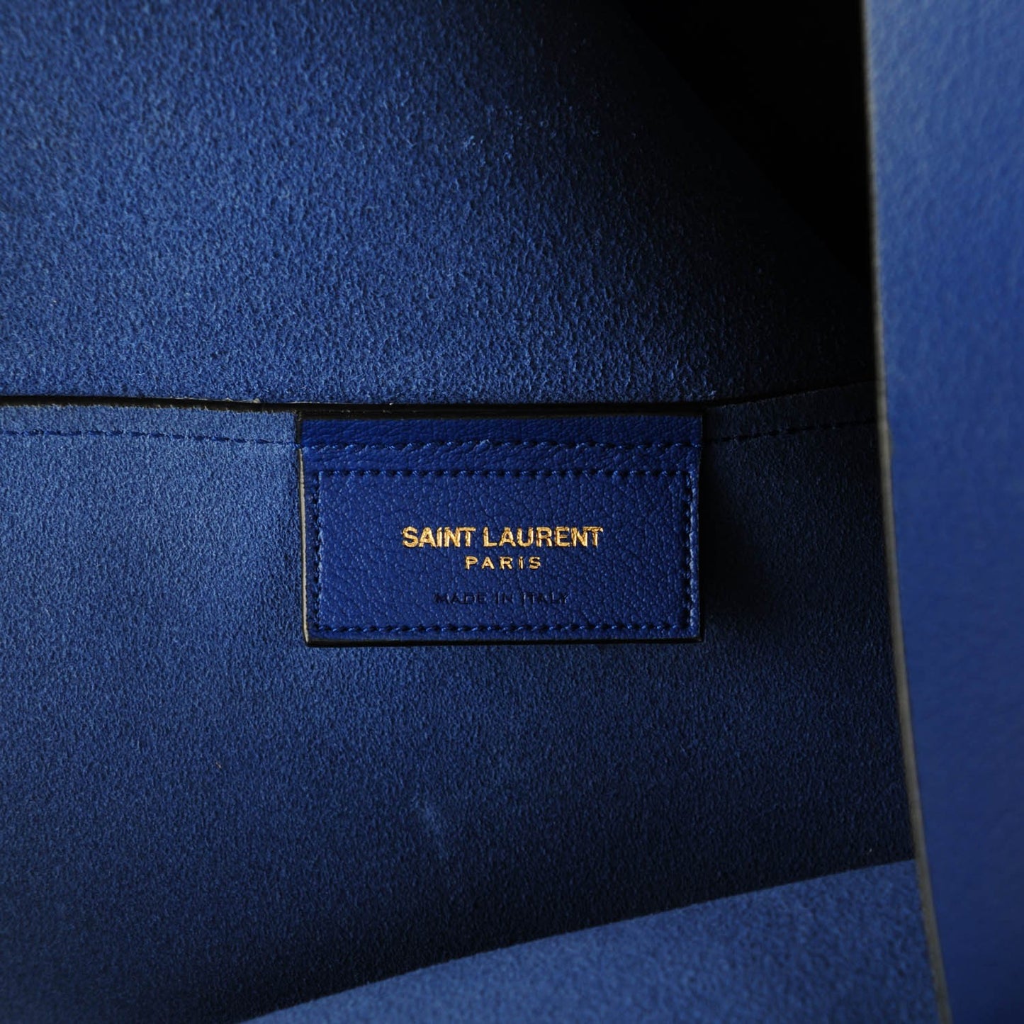 Calfskin Large Shopping Tote Ultramarine
