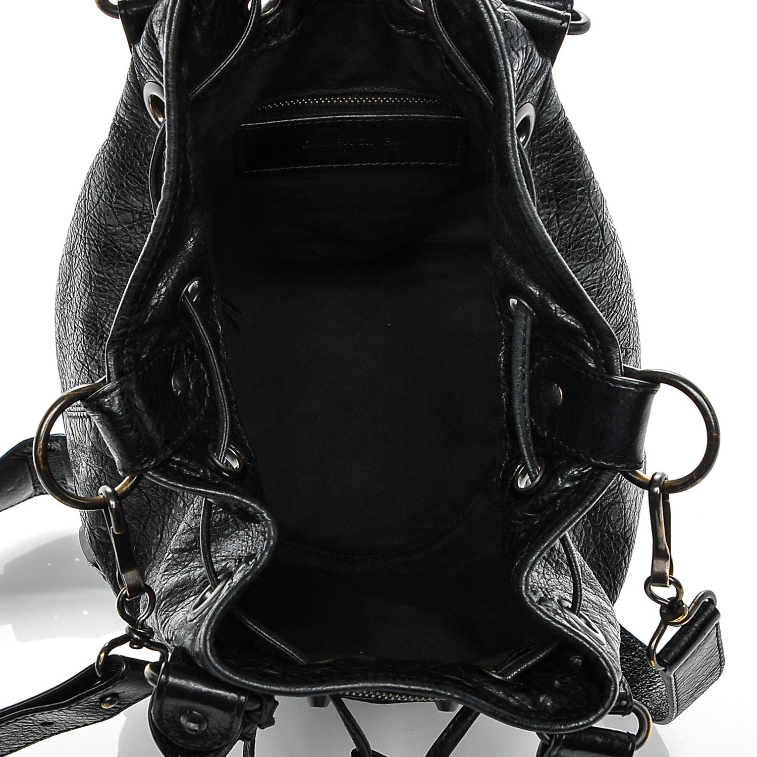 Balenciaga Agneau Classic Hardware Mini Pompon Black 5 of 6